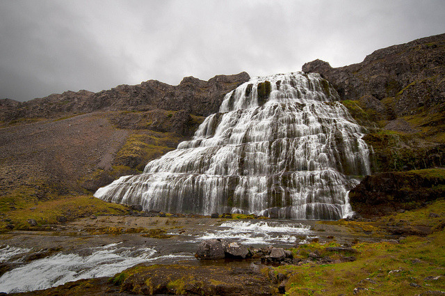 Dynjandi  is a set of waterfalls located in Westfjords, Iceland.
