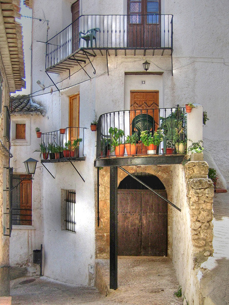 Balconies, Letur, Spain