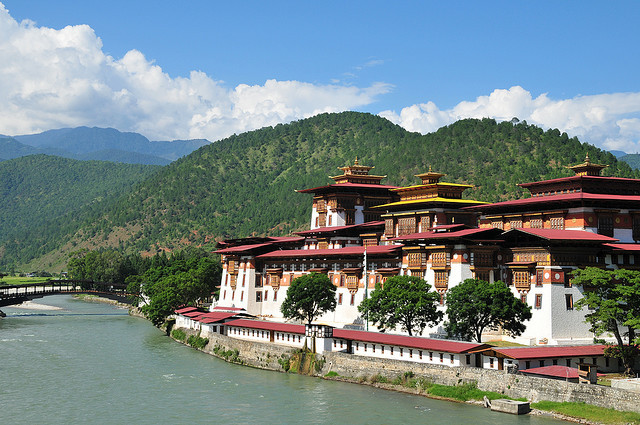 by john a d willis on Flickr.Punakha Dzong Monastery - Bhutan.