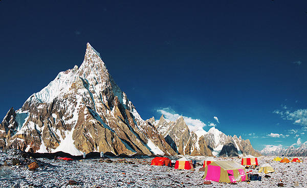 by TARIQ HAMEED SULEMANI on Flickr.Valley of trekkers, Concordia - Karakoram Mountains, Pakistan.