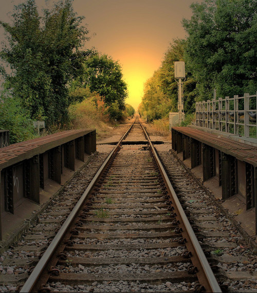 Sunset Rails, Rye, England