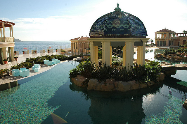 The Lagoon at the Monte Carlo Bay Hotel, Monaco.