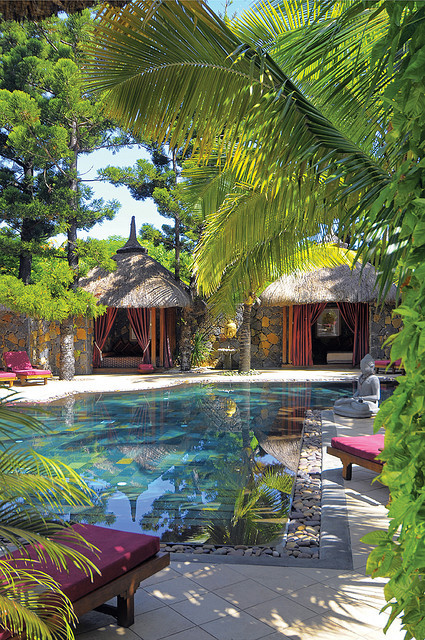 Dinarobin spa resort in Mauritius Islands.