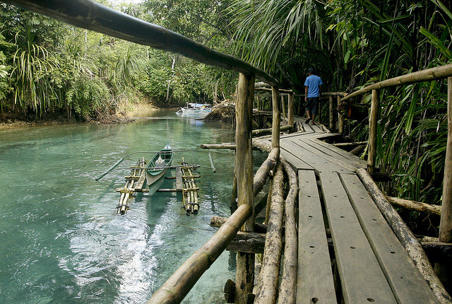 The Enchanted River in Hinatuan, Surigao del Sur, Philippines