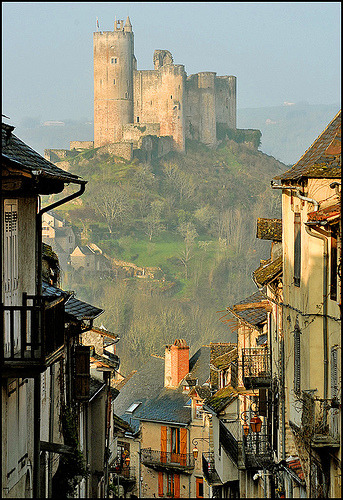 Castle on a Hill, Najac, France