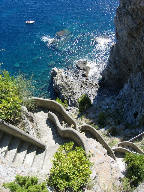 Steps to the Sea, Positano, Italy