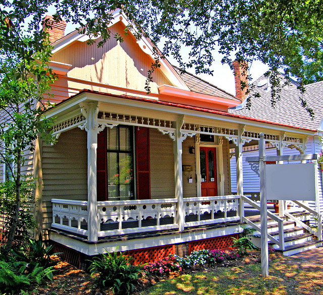 The Gingerbread cottage in Montgomery, Alabama, USA