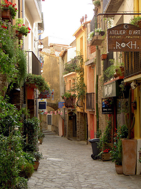Side Street, Collioure,  France