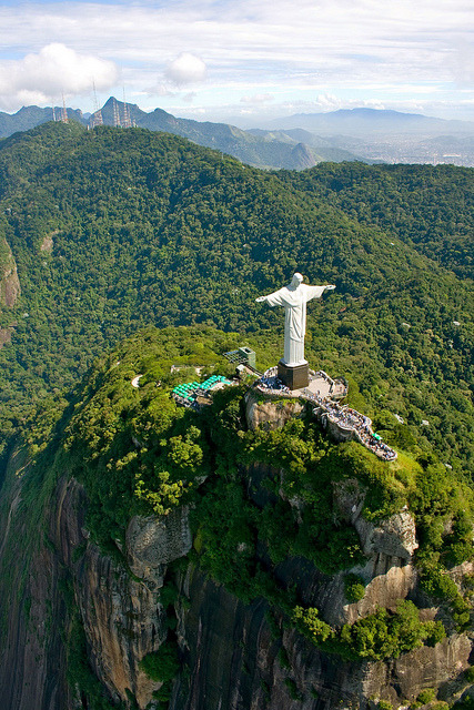Christ the Redeemer on top of Corcovado Mountain, Rio de Janeiro, Brazil