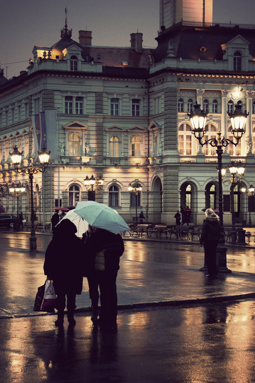 Rainy Night, Paris, France