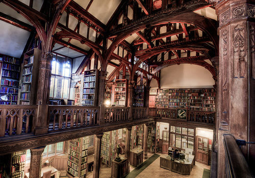 The Gladstone Library, Flintshire, Wales