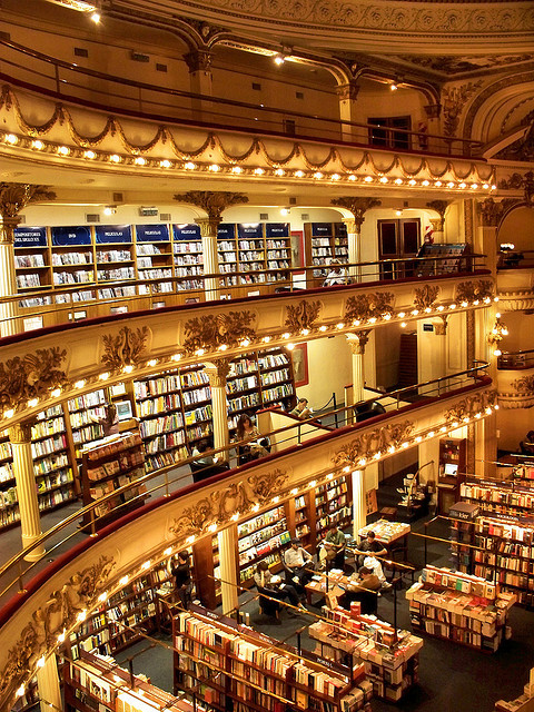 El Ateneo Grand Splendid, one of the most well-known bookshops in Buenos Aires, Argentina