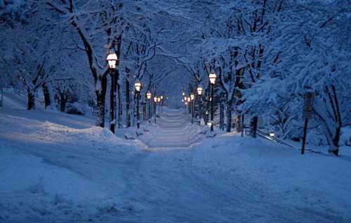 Snowy Night, Bethlehem, Pennsylvania