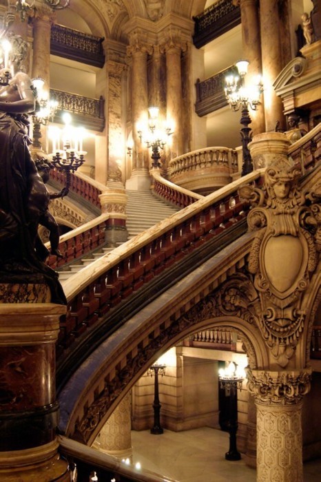 Stairway, Opera House, Paris, France