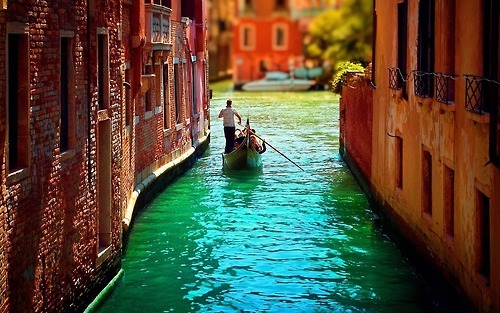 Narrow Canal, Venice, Italy