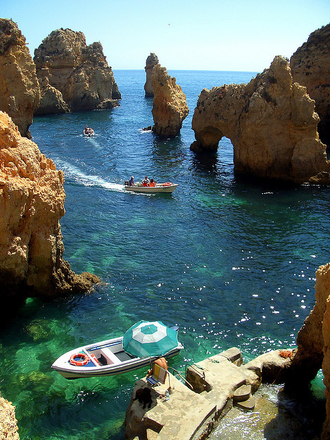 Ponta da Piedade on Algarve Coast, Portugal