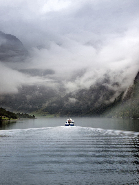 Into the misty fjords, Aurlandfjord / Norway